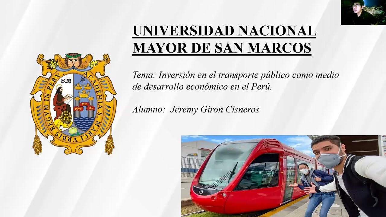 INVERSI&Oacute;N EN EL TRANSPORTE P&Uacute;BLICO COMO MEDIO DE DESARROLLO ECON&Oacute;MICO EN EL PER&Uacute;