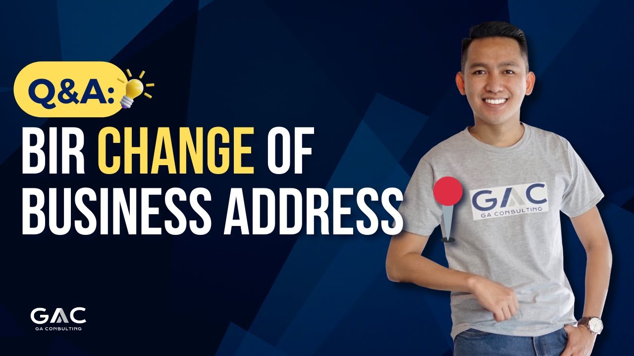 BIR Change of Business Address #bir #businessregistration #businesscompliance