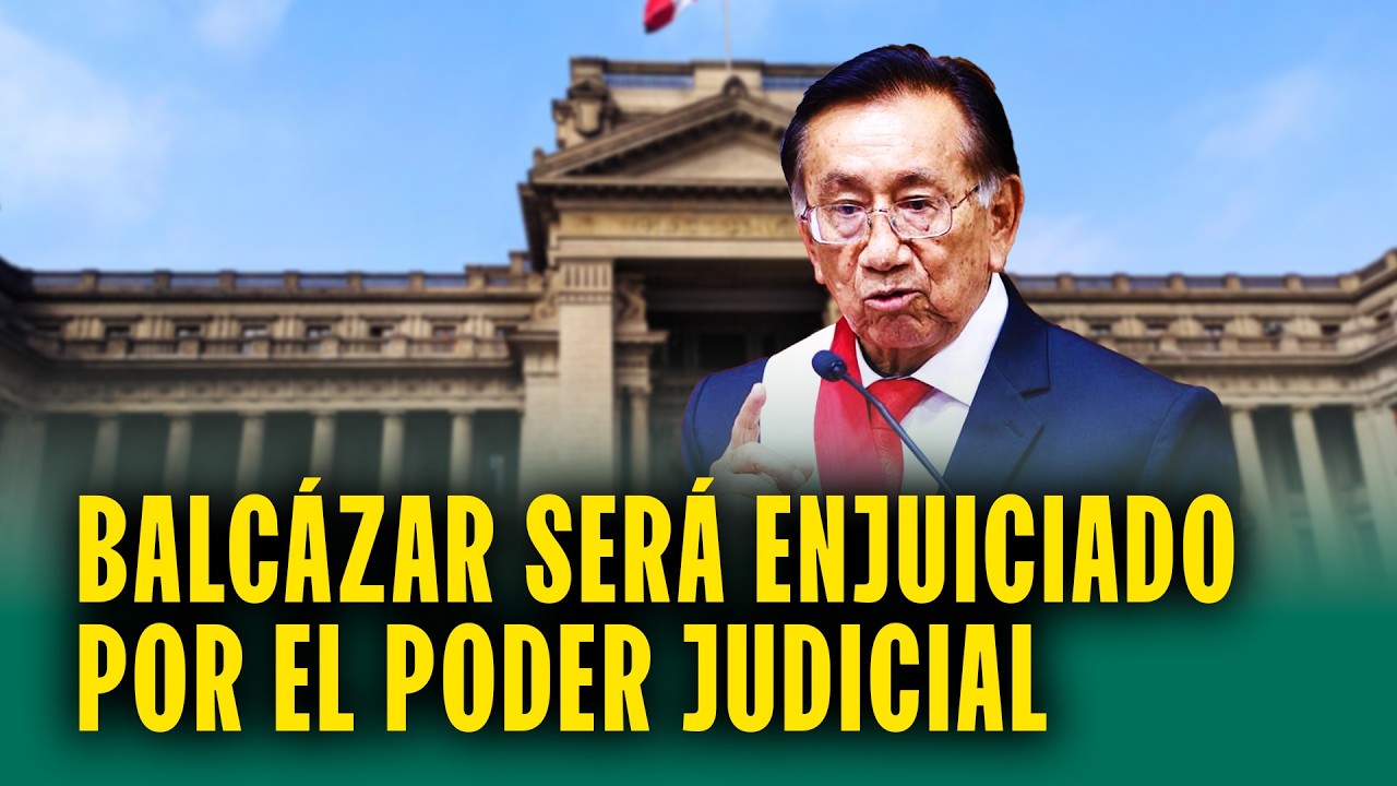 Poder Judicial cita al presidente José María Balcázar a juicio oral por apropiarse de dinero