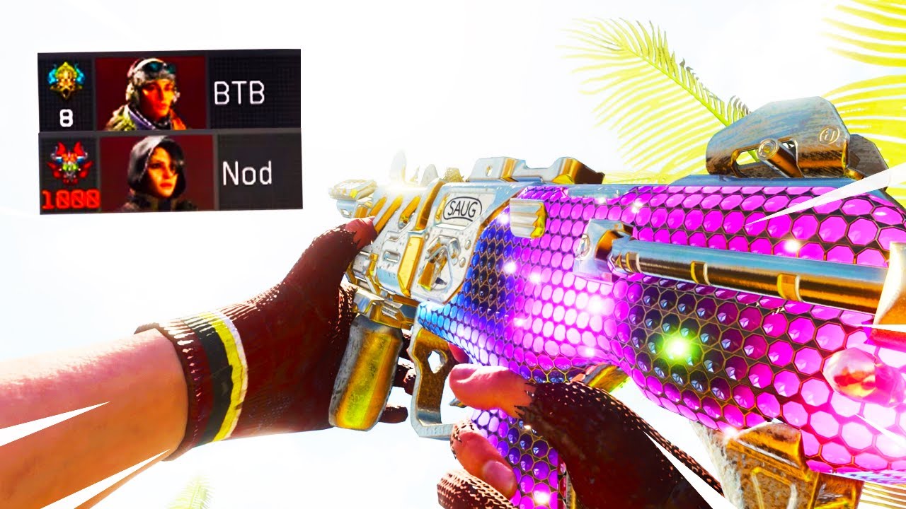 BLACK OPS 4 OG 3 LETTER SHOT MY BODY AND THIS HAPPENED...  (Best 4.0 SAUG 9mm Class Setup) COD BO4