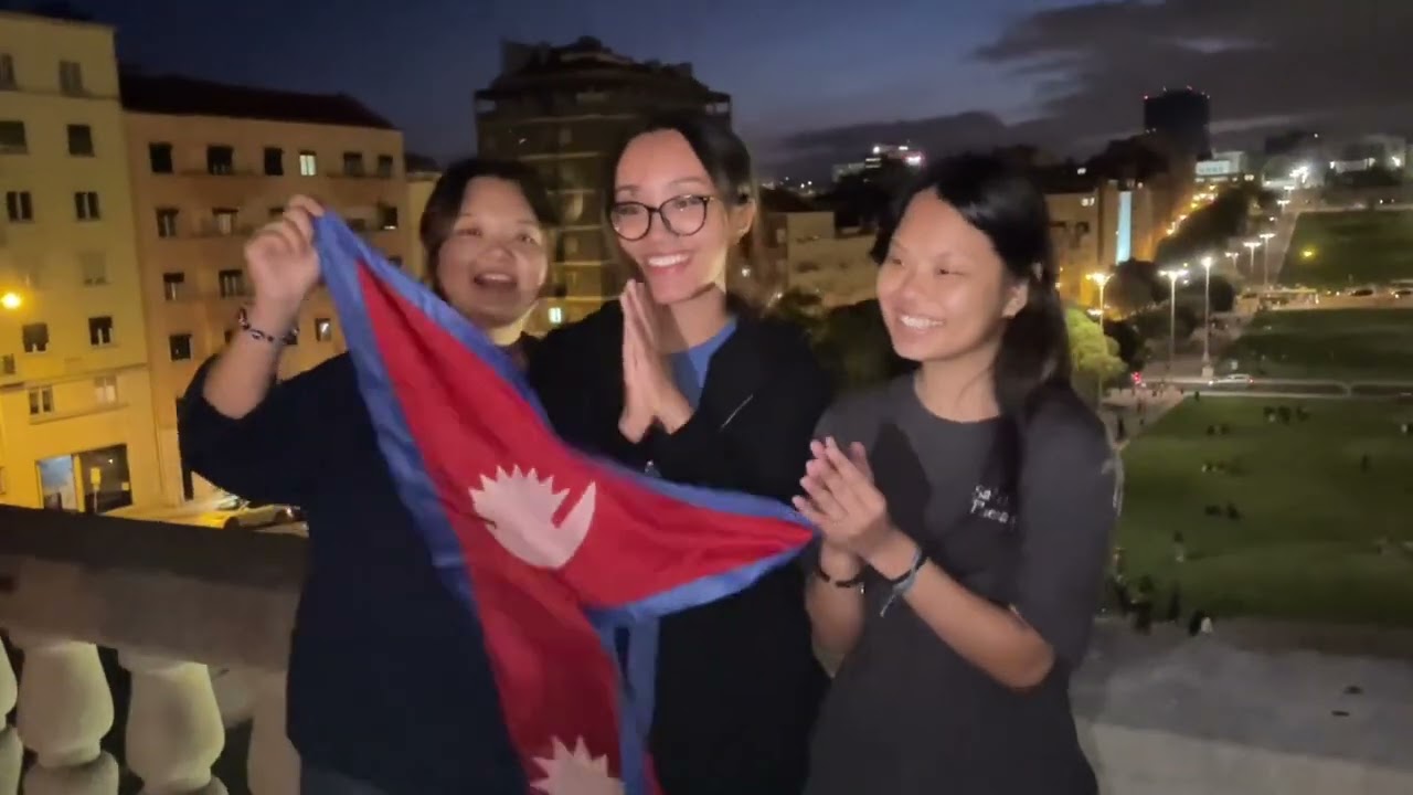 Zen-Z Nepal protest / Nepali people peace prayer From Lisbon Portugal / pray for Nepal