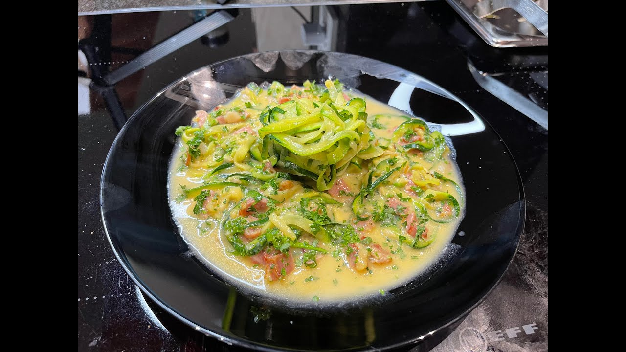 Zoodles Carbonara mit dem WunderZoodler