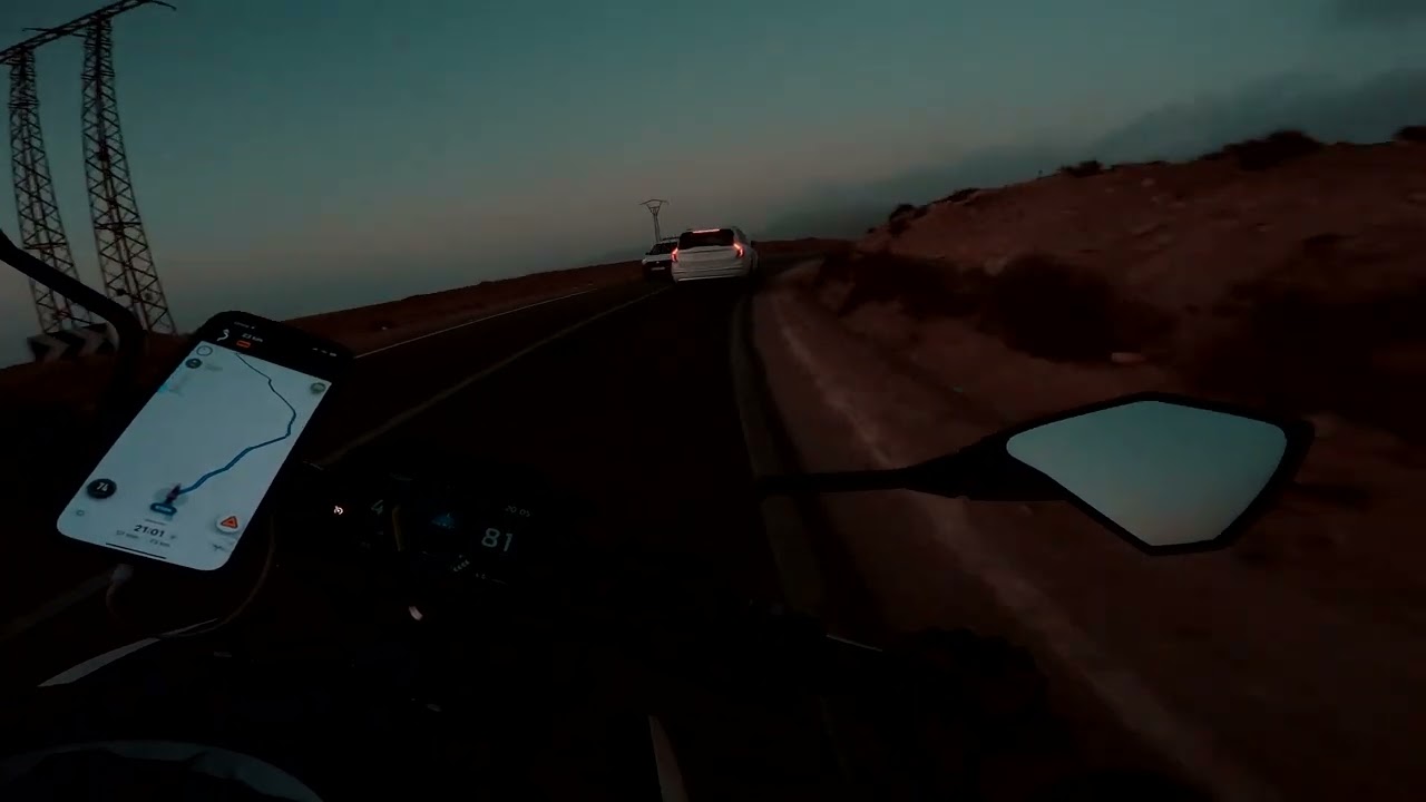 BMW on My Tail | Oceanic Sunset Ride Back to Mirleft (Cinematic 4K)