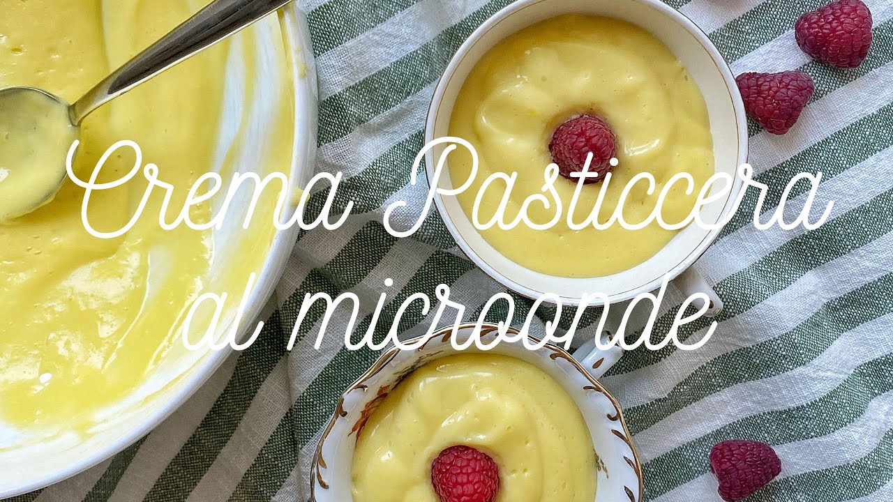 Crema pasticcera la microonde - TRE minuti