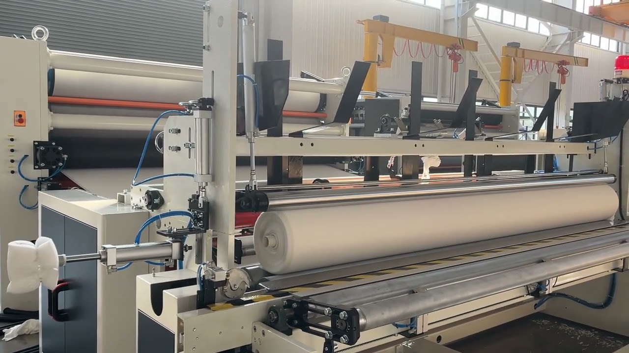 Automatic Toilet Paper Maxi Roll Rewinding Making Machine