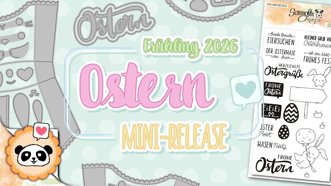 NEUE PRODUKTE sind da! 🥳 Ostern Mini-Release 🐰 | Neue Stanzen + Stempel in DEUTSCH