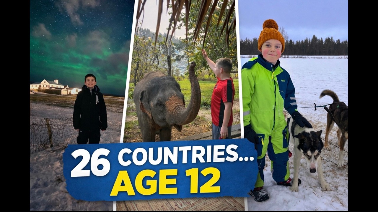 26 Countries At Just 12 Years Old