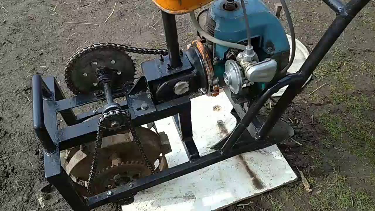 Окучник из бензопилы 