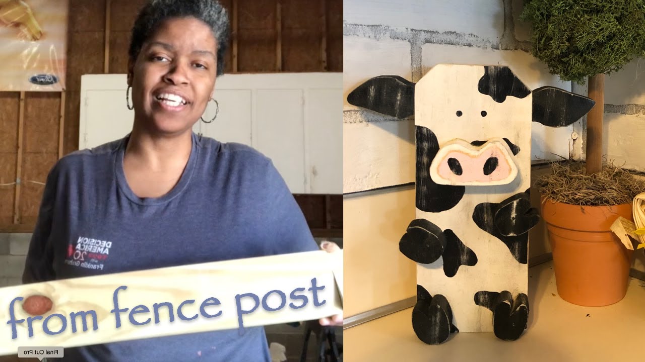Crafts: Baby Cow Shelf Sitter / Scroll Saw Project