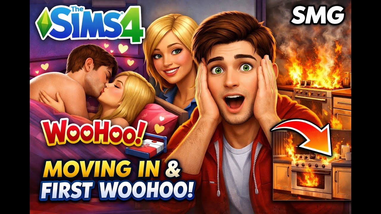 SIMS 4 DISASTER ! Fire Broke Out When I Moved In With My Life Partner #switchmodegaming  #tThe Sim 4