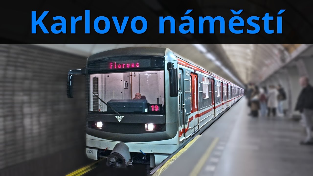 Metro B Karlovo náměstí (advent 2025) | podzim 2025