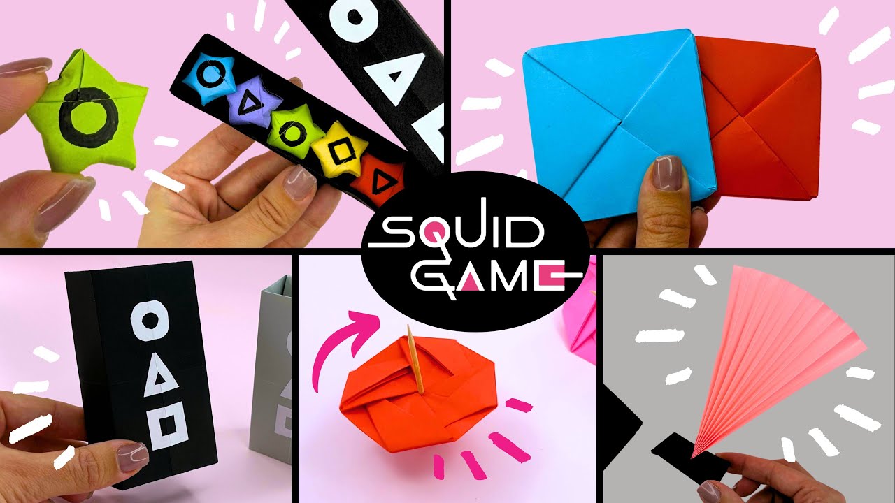 DIY ВСЕ ИГРЫ SQUIDGAME, корейские мини-игры