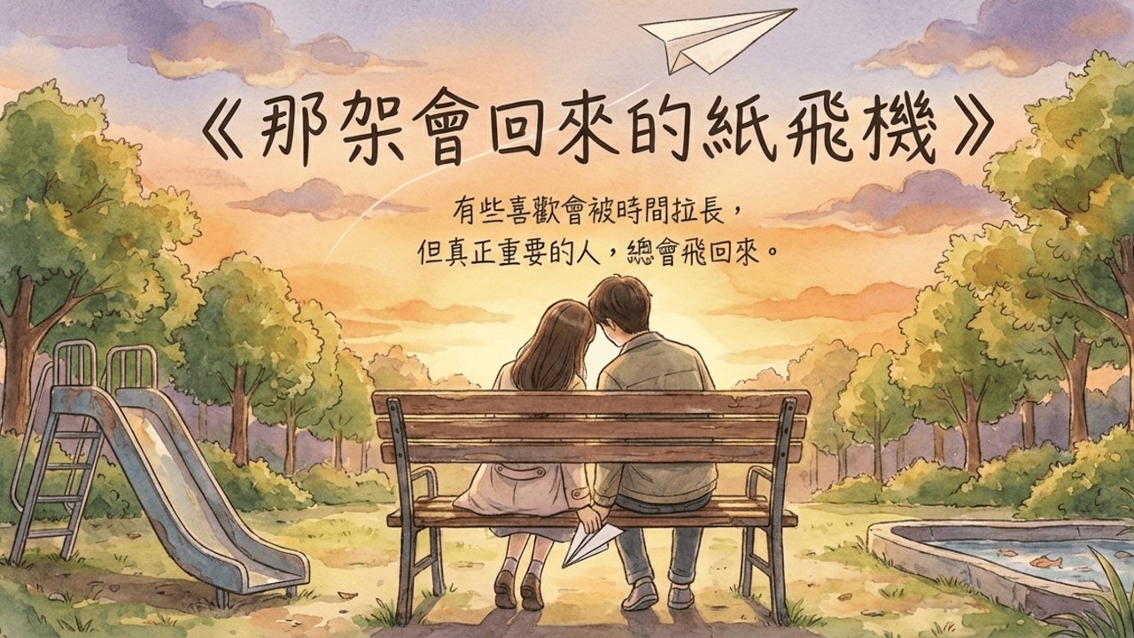 🛩️🤍《那架會回來的紙飛機》把喜歡折進歲月裡｜睡前耳語 Rozen's Bedtime Whispers