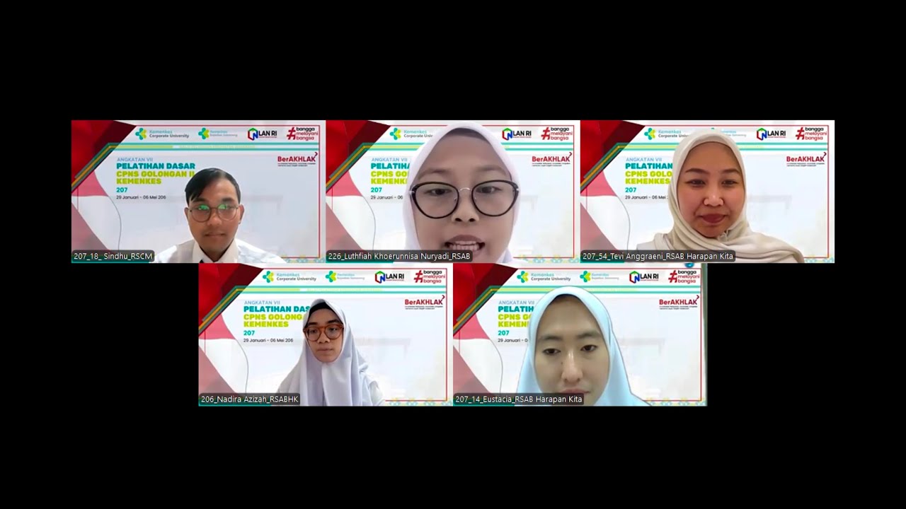 Visualisasi Bangsa, Kampanye Bangga Berbangsa dan Bernegara Indonesia. LATSAR Angkatan 207 Thn 2026