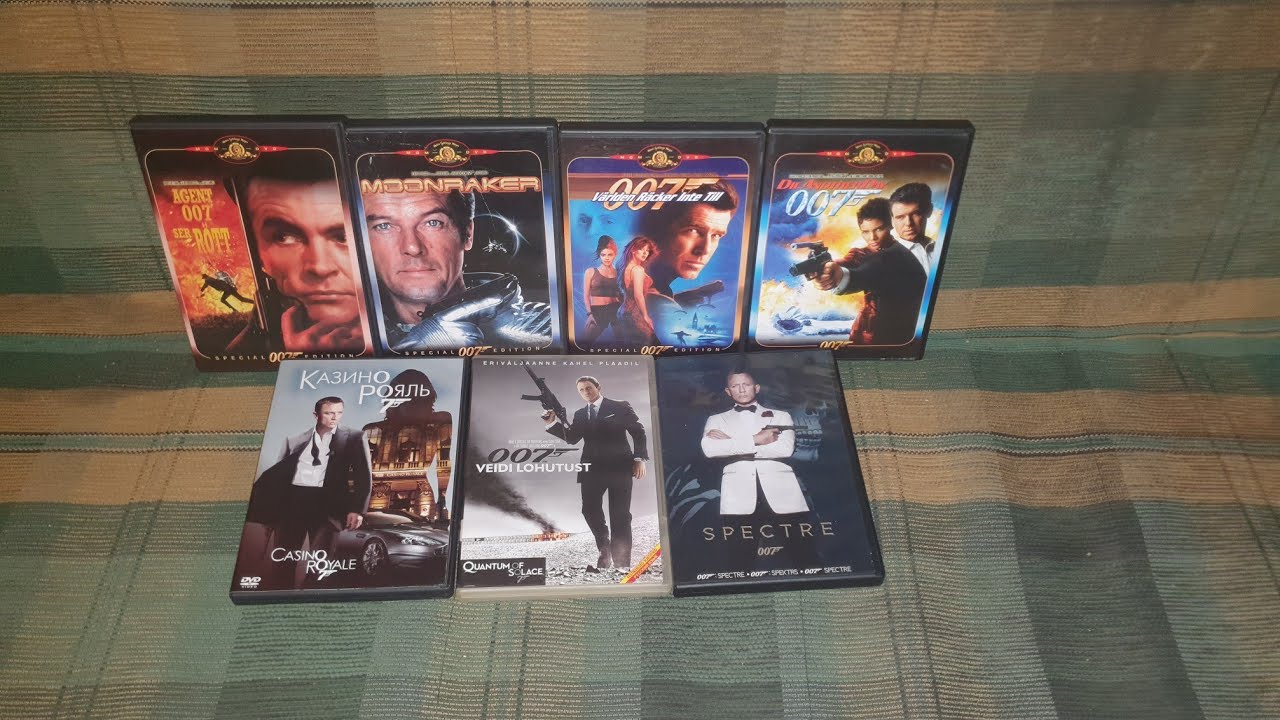 Dvd обзорчик про James Bond 007