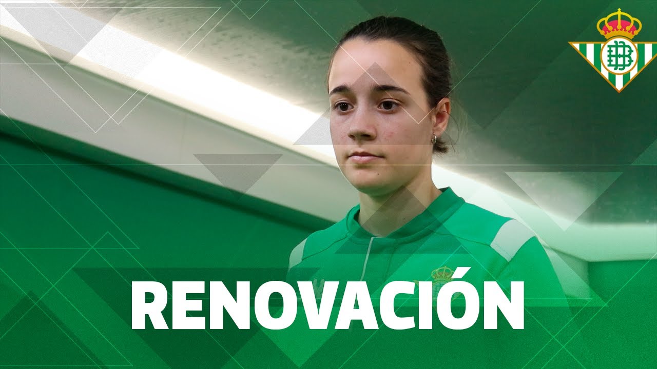 ¡Rosa Márquez amplía su contrato con el Real Betis Féminas hasta 2023! 💪🏼💚