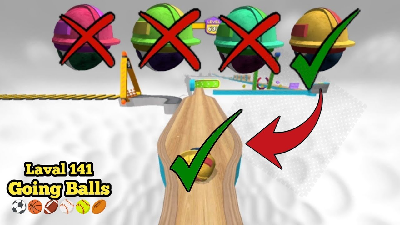 🏈Going Balls ; Super Speed Run Hard Walkthrough | Level 141 || los game || Arbaz Guru Gaming |