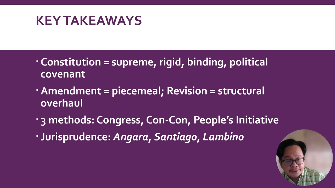 2025 Bar Exams Last Minute Pointers in Political Law, Public International Law anad SPJI