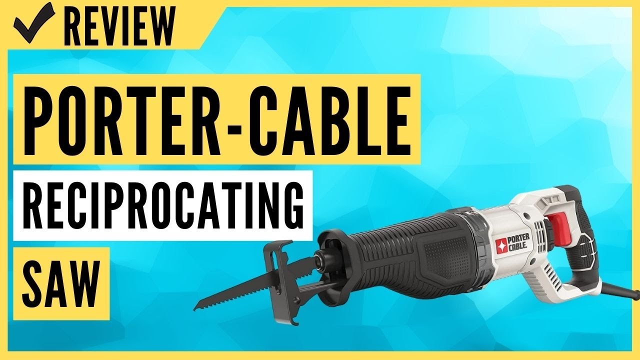 PORTER-CABLE Reciprocating Saw, Variable Speed, 7.5-Amp, Corded PCE360 Review