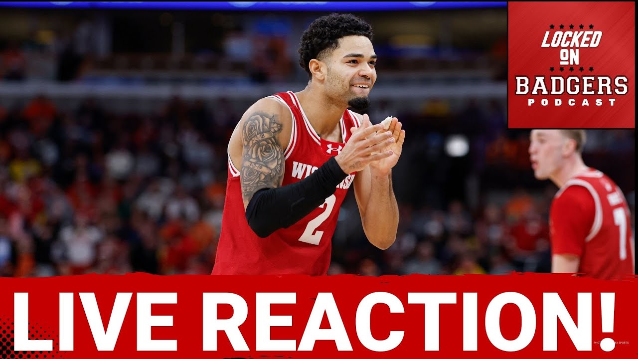 LIVE Wisconsin Badgers vs. Michigan Wolverines GAME REACTION! Big Ten TOURNAMENT PLAY!