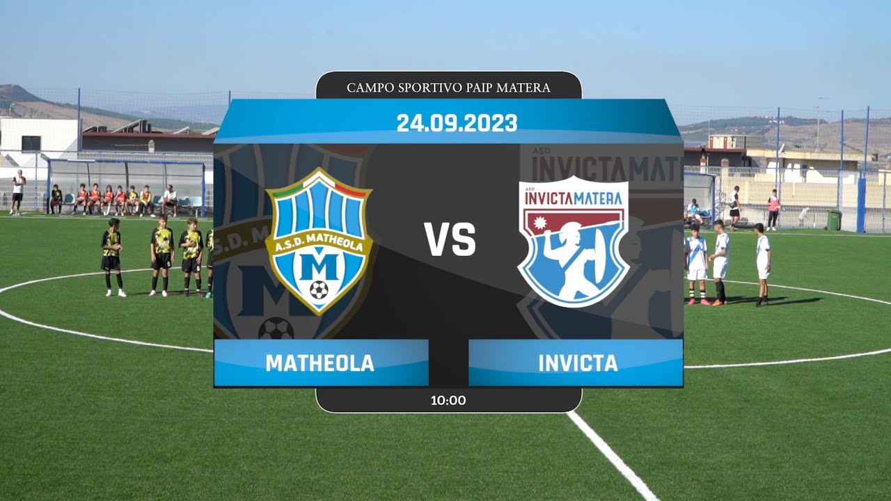 U15 Highlights Matheola - Invicta 08.10.2023 Risultato finale 1-2