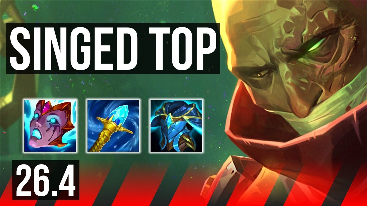 SINGED vs MORDEKAISER (TOP) | EUW Master | 26.4