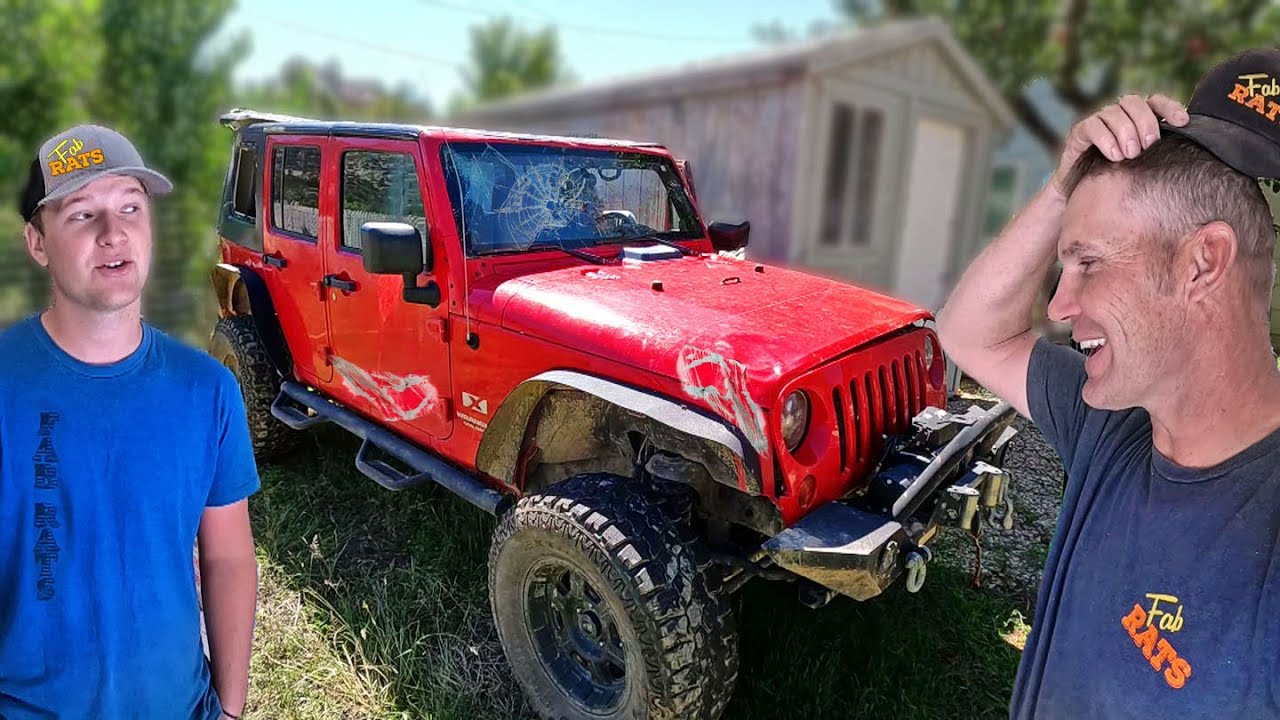 We're Driving This Crashed, Un-tested Jeep Where?!