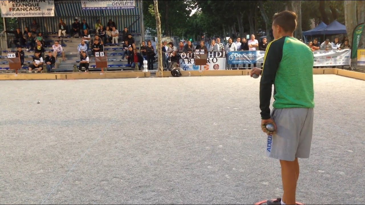 12 &agrave; 12, Tyson MOLINAS lance le but face &agrave; Dylan ROCHER : Individuel DRAGUIGNAN 2016