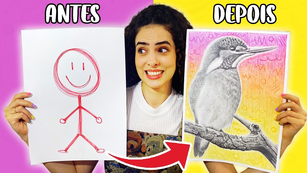 COMO EU APRENDI A DESENHAR? Minhas melhores dicas! Paula Stephania