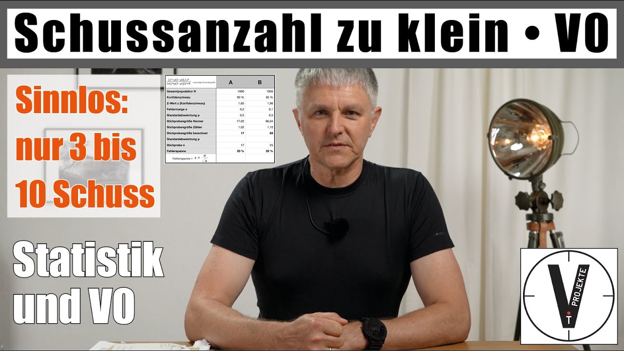 Standardabweichung Mündungsgeschwindigkeit • Wieviel Messungen notwendig? • V0-Messung und Statistik
