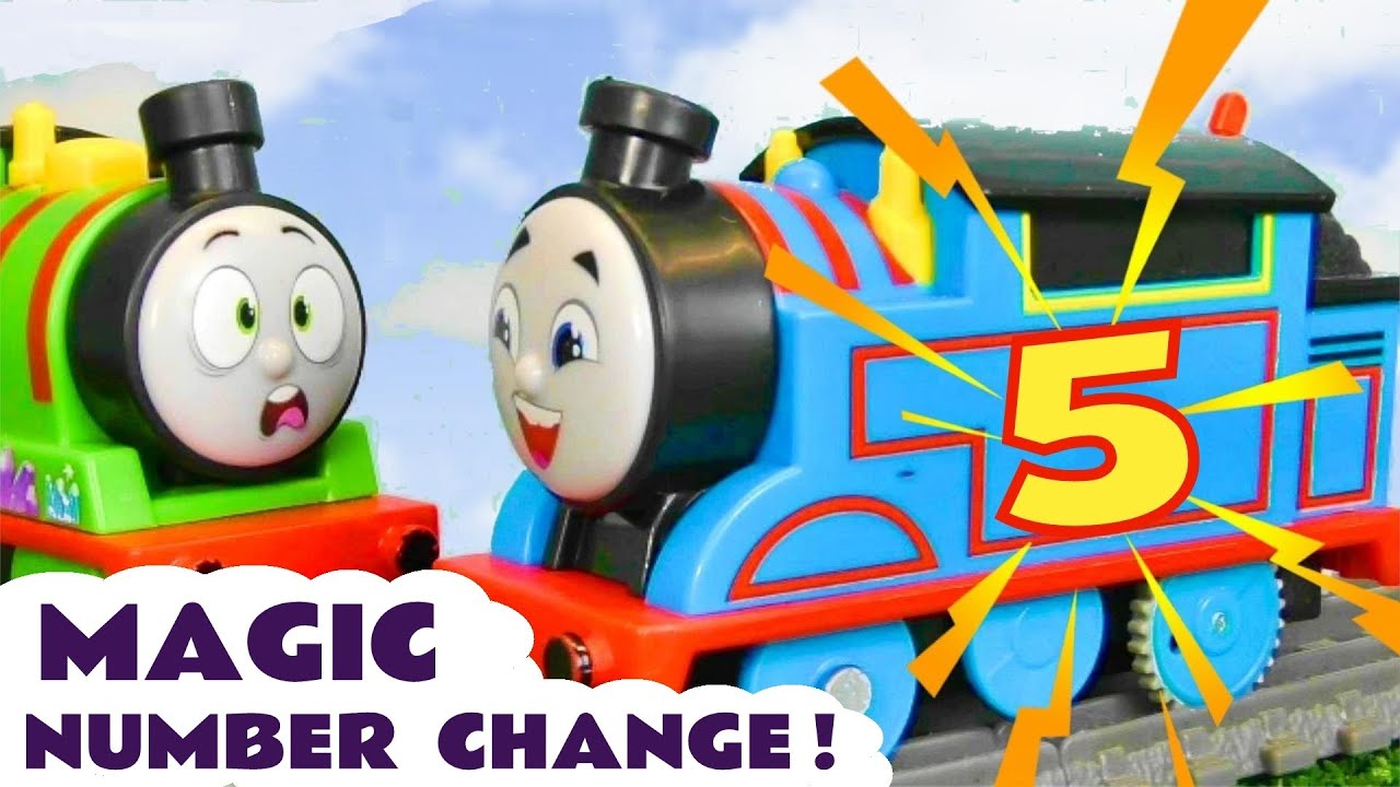 Thomas gets a Magic Number in this Toy Train Mystery Story