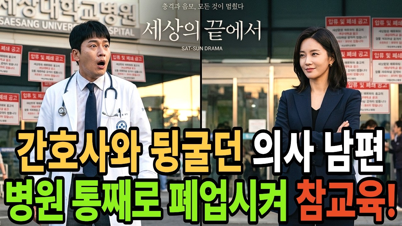 간호사와 바람난 의사 남편, 병원 통째로 폐업시켜 참교육 시켜줬습니다!      ㅣ시니어사연ㅣ노후사연ㅣ오디오북ㅣ