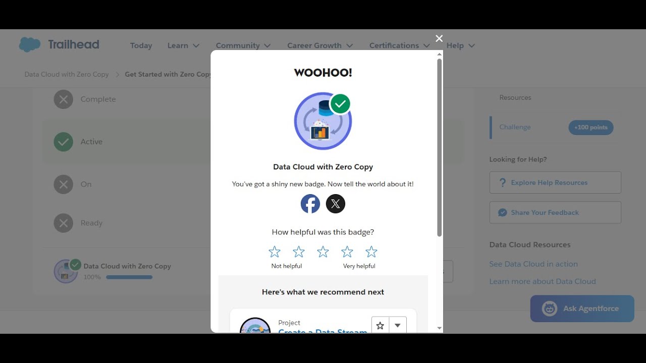 Data Cloud with Zero Copy in Traihead Salesforce 2025!