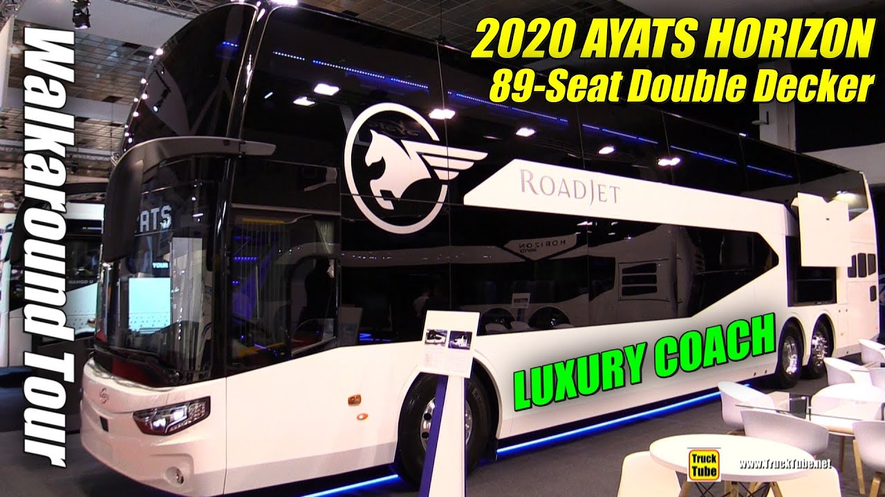 2020 Ayats Horizon 89 Seat Double Decker Coach - Exterior Interior Walkaround