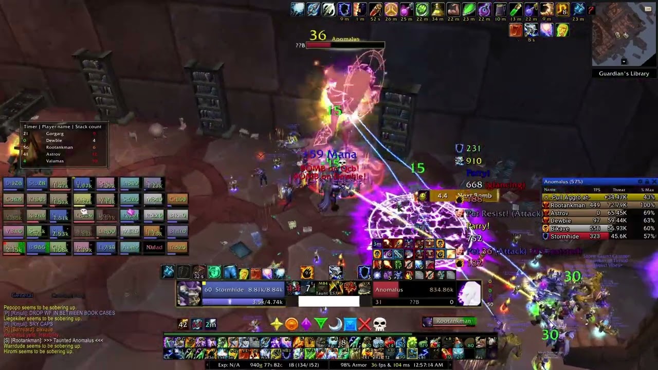 Turtle WoW Kara40 - Anomalus Progression