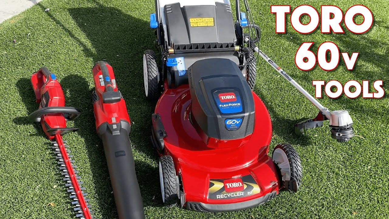 Toro 60V Recycler, String Trimmer, Leaf Blower, Hedge Trimmer - Unboxing and First Impressions