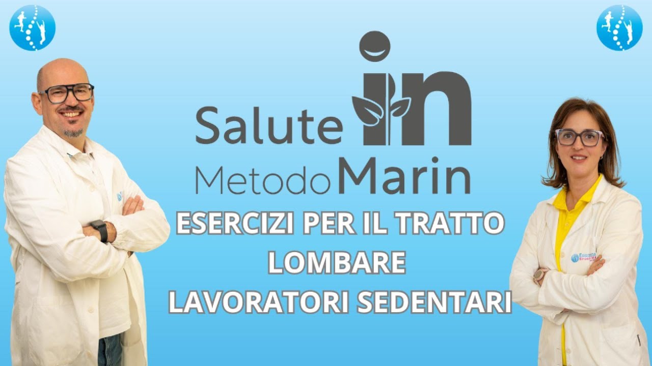 ESERCIZI PER IL TRATTO LOMBARE PER I LAVORATORI SEDENTARI