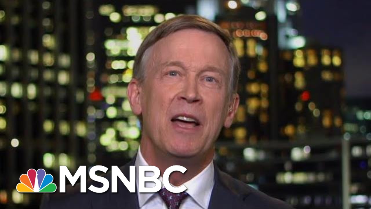 John Hickenlooper On Getting Booed By Democrats | All In | MSNBC