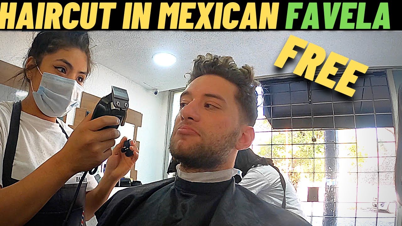 FREE Haircut In Mexican Favela!!🇲🇽