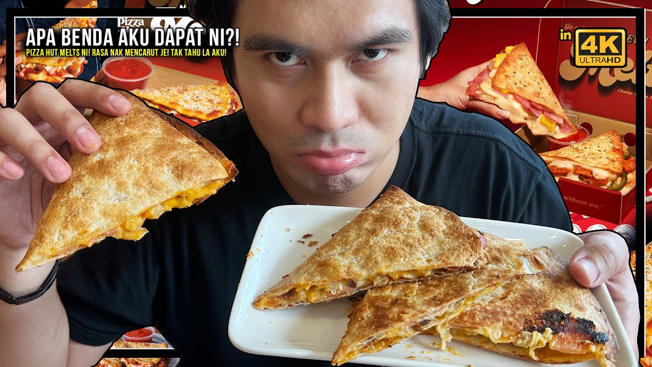 sumpah aku nak mencarut PIZZA HUT MELTS baharu ni! tak sama langsung dengan iklan!