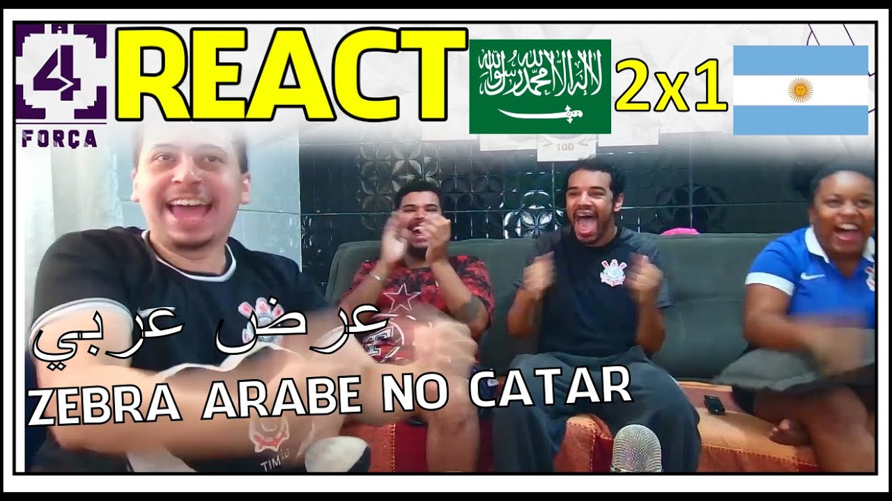 REACT ARGENTINA 1X2 ARABIA SAUDITA | COPA DO MUNDO 2022 #saudiarabia #worldcup