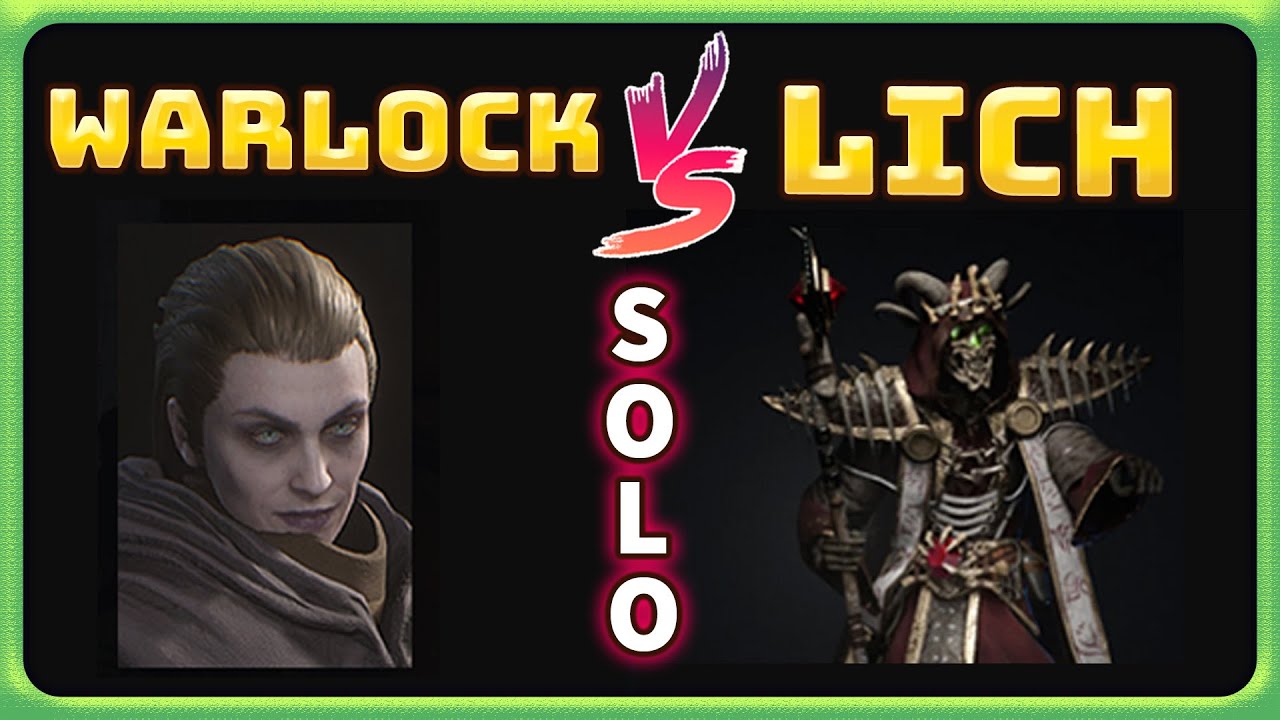 Solo Lich VS Warlock | Solo Mastery Challenge | Dark and Darker