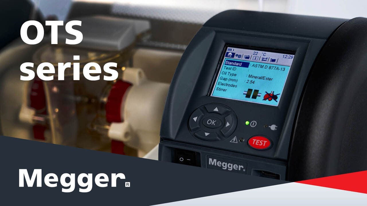 Megger OTS - Insulating oil test set