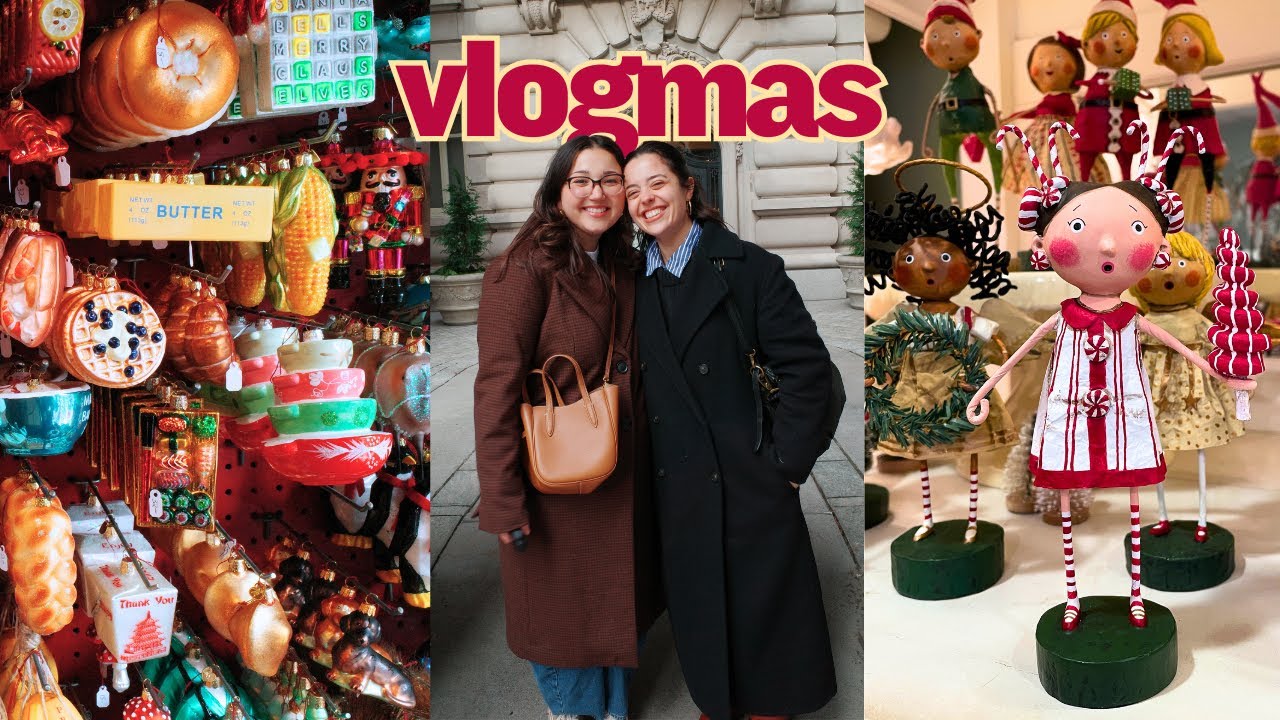 Vlogmas, эпизод 5!! | Самый милый рождественский магазин в Нью-Йорке