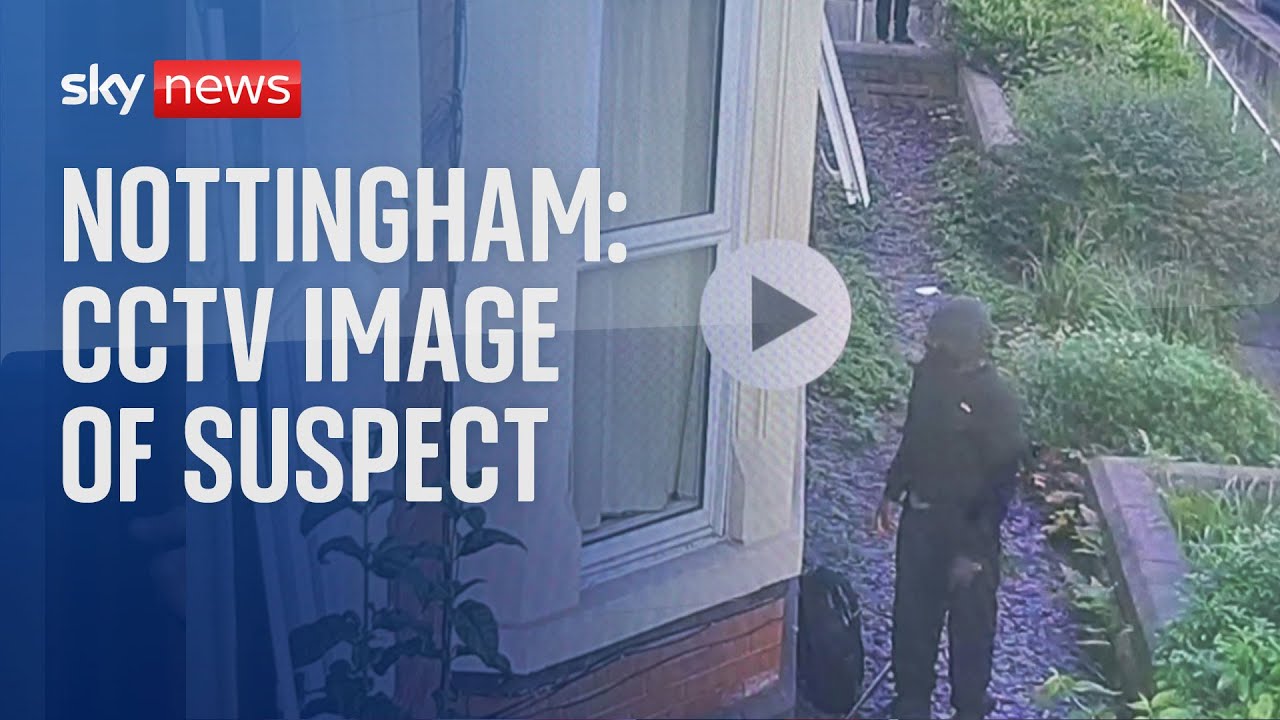 Nottingham attacks: CCTV image of murder suspect