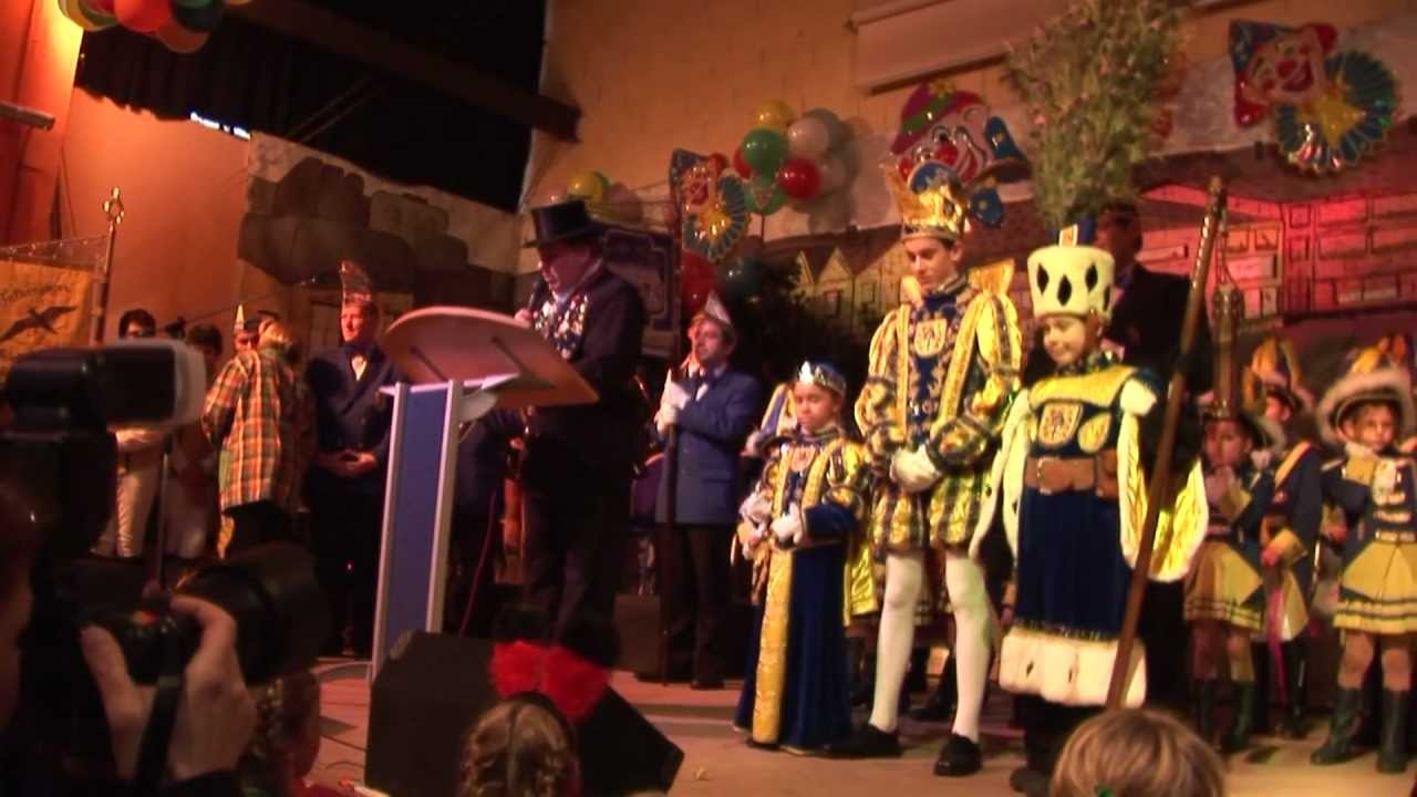 Die Proklamation des Brühler Kinderdreigestirns