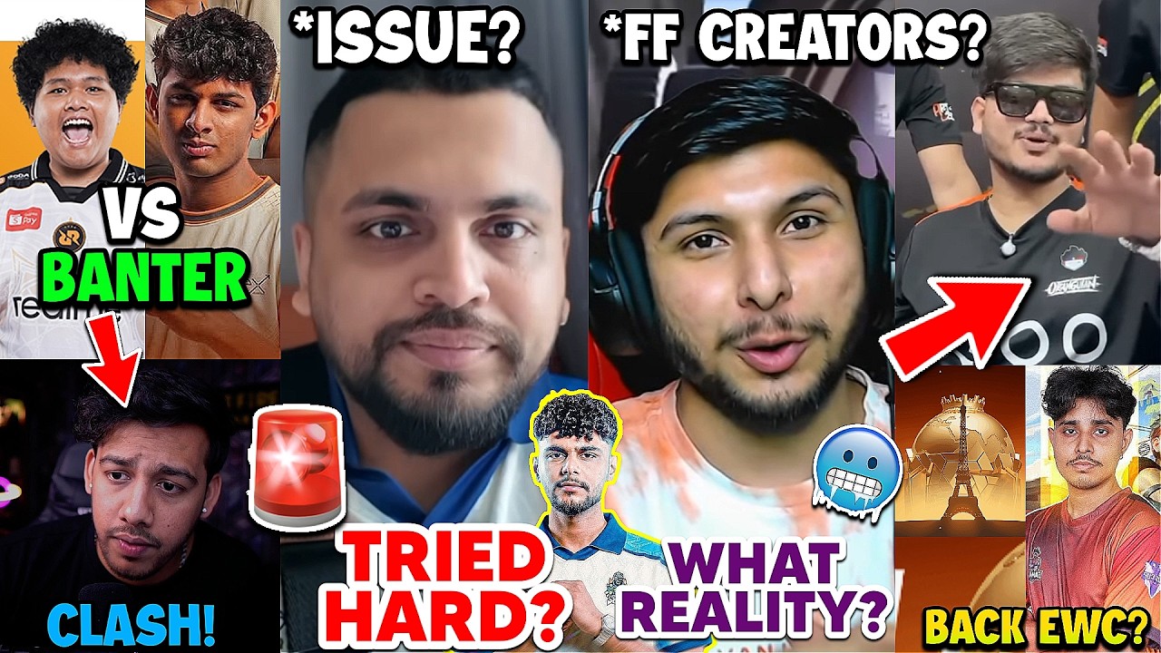 Apex Gaming vs RRQ Emote Banter?🥶 TG Delete Reply on Comeback 😳 Nonstop Gaming on FF Creators, SID?🚨