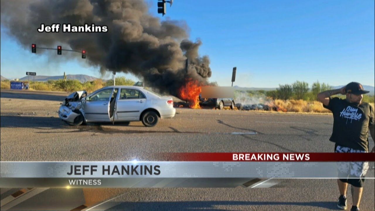 Five dead in two-car head on crash on Tucson's southwest side