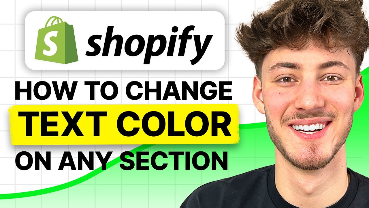 Как изменить цвет текста в любом разделе Shopify (Учебное пособие 2026 года)