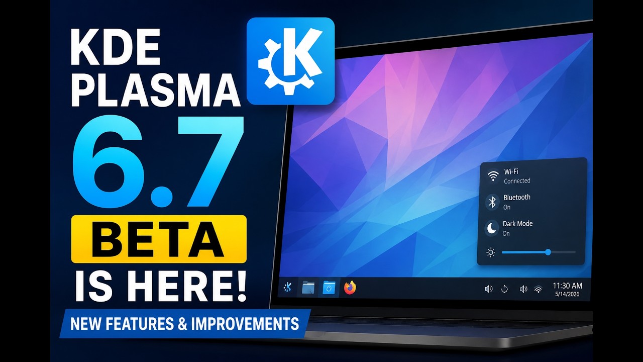 Вышла бета-версия KDE Plasma 6.7!